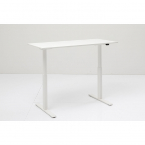 Pracovní stůl Office Smart - bílý, bílý, 140x60
