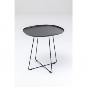Odkládací stolek Turin - černý, 50x42cm