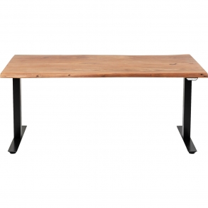 Výškově nastavitelný stůl Harmony - černá, 200x100cm
