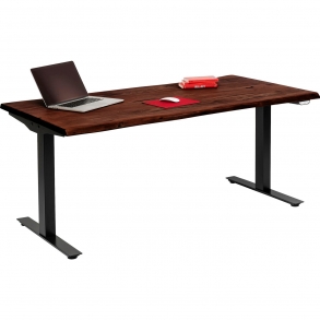 Výškově nastavitelný stůl Harmony - tmavý, 180x90cm