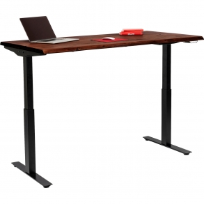 Výškově nastavitelný stůl Harmony - tmavý, 180x90cm