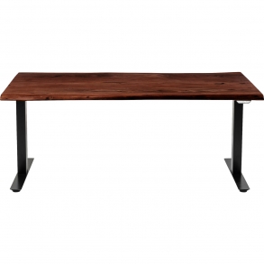 Výškově nastavitelný stůl Harmony - tmavý, 200x100cm
