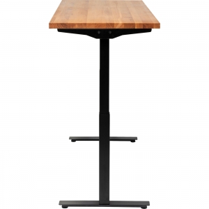 Výškově nastavitelný stůl Jackie - černý, 200x100cm