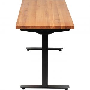 Výškově nastavitelný stůl Jackie - černý, 200x100cm