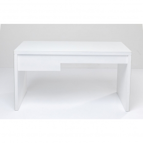 Psací stůl Luxury Push - bílý, 140x60cm