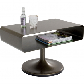 Otočný odkládací stolek Lounge - bronzový, 70x42cm