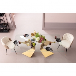 Béžová čalouněná jídelní židle Hojas