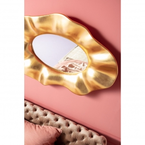 Zrcadlo Riley - zlaté. 150x98cm