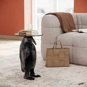 Odkládací stolek Animal Tučňák Ø32cm