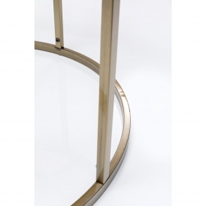 Odkládací stolek Roman - mosazný, Ø76cm