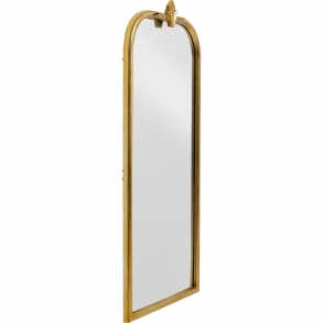 Nástěnné zrcadlo Window Tower - zlaté, 51x113cm