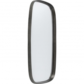 Nástěnné zrcadlo Noomi - černé, 122x58cm