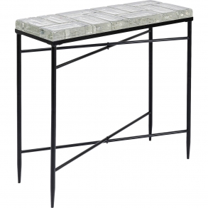Toaletní stolek Iceline - černý, 82x76cm
