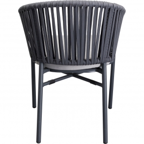 Jídelní židle s područkami Santanyi Dark Grey