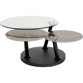 Konferenční stolek Avignon - rozkládací, 80cm(+124cm)x80cm