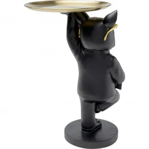 Odkládací stolek Cool Bulldog Tray - černý, 34x55cm