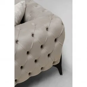 Rohová sedačka Bellissima Velvet Taupe levá 180x240cm