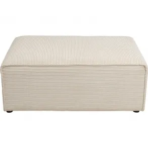 Rohová Infinity Ottomane Cord Cream pravá