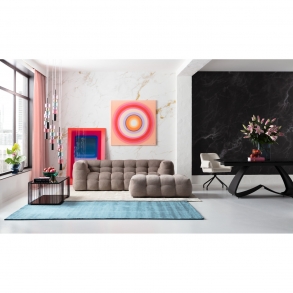 Taburet Salamanca šedý 125x80cm