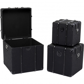 Úložné boxy Voyage černý (set 3 kusů)