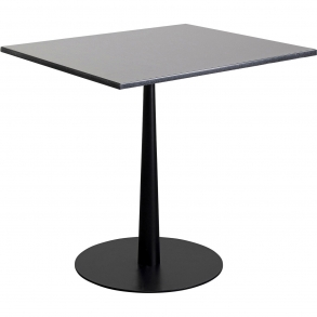 Barový stůl Capri - černý, 70x70cm