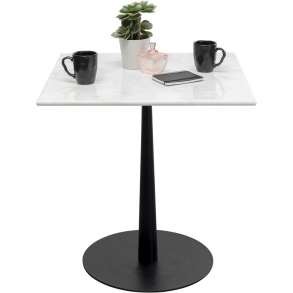 Barový stůl Capri - bílý, 70x70cm