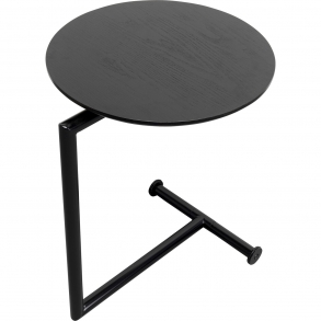 Odkládací stolek Easy Living - dřevěný, Ø46cm
