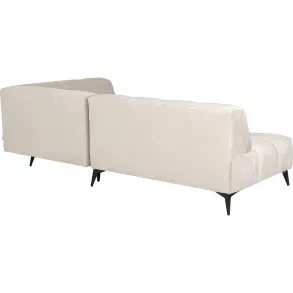 Rohová sedačka Nia - béžová, pravá, 250cm